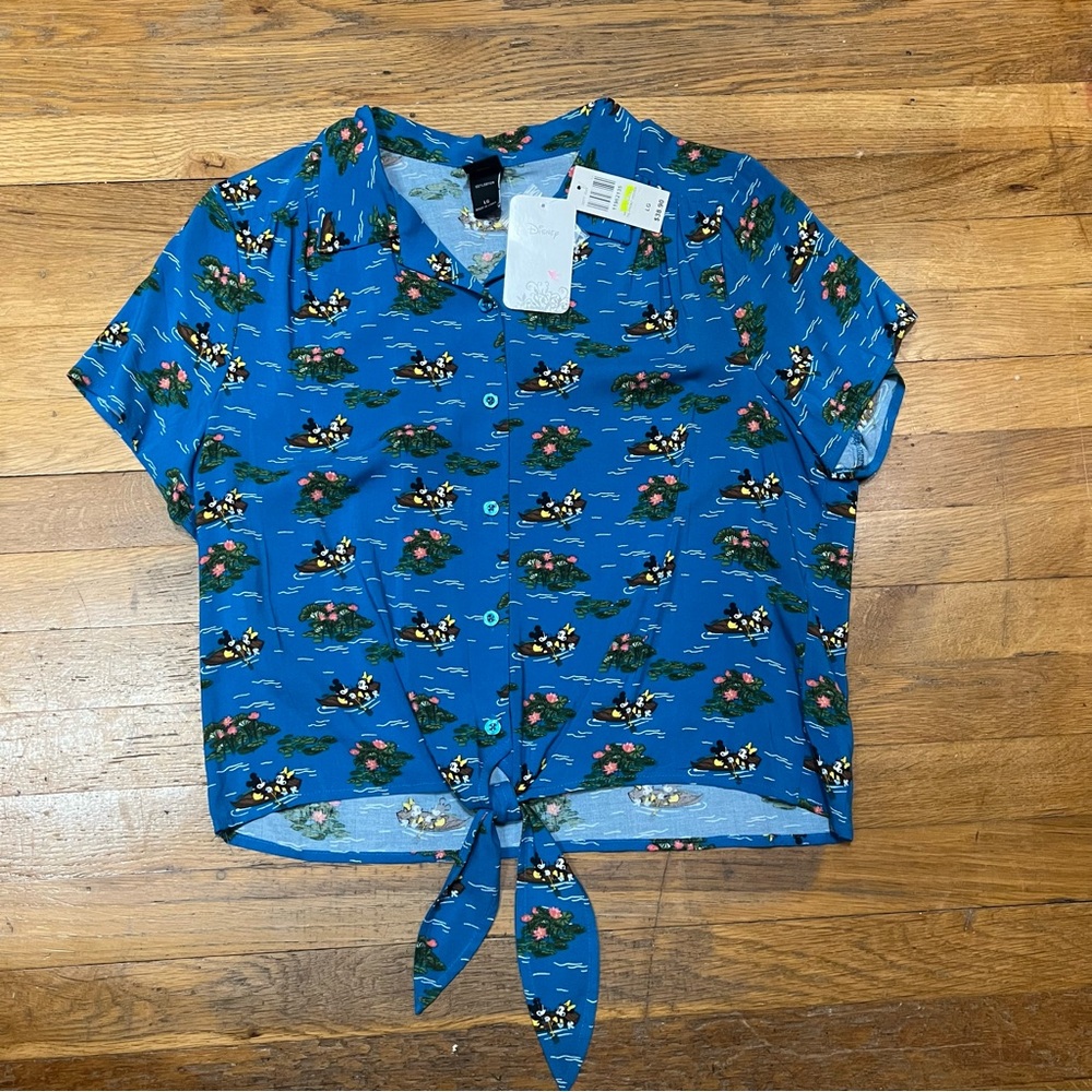 NWT Mickey and Minnie top